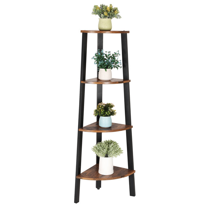 Gracie Oaks Drumm Corner Bookcase & Reviews Wayfair